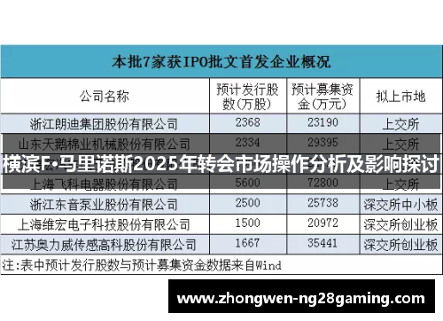 横滨F·马里诺斯2025年转会市场操作分析及影响探讨